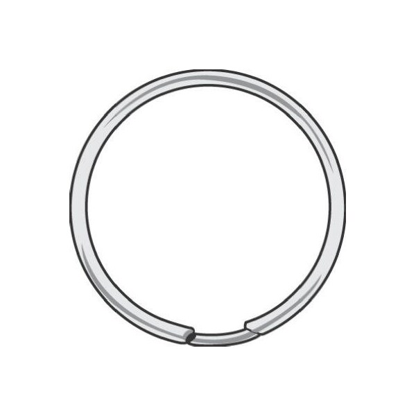 HyKo Prod 50PK 2 Split Key Ring KB111 Zoro